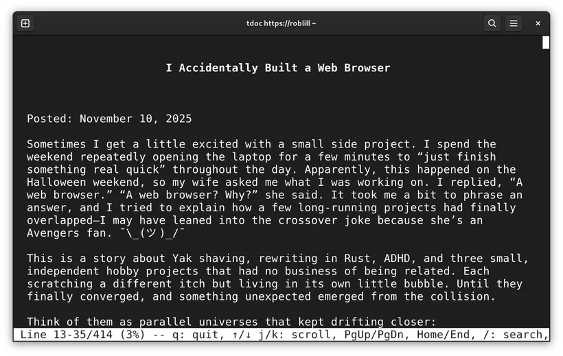 tdoc viewing this blog post
